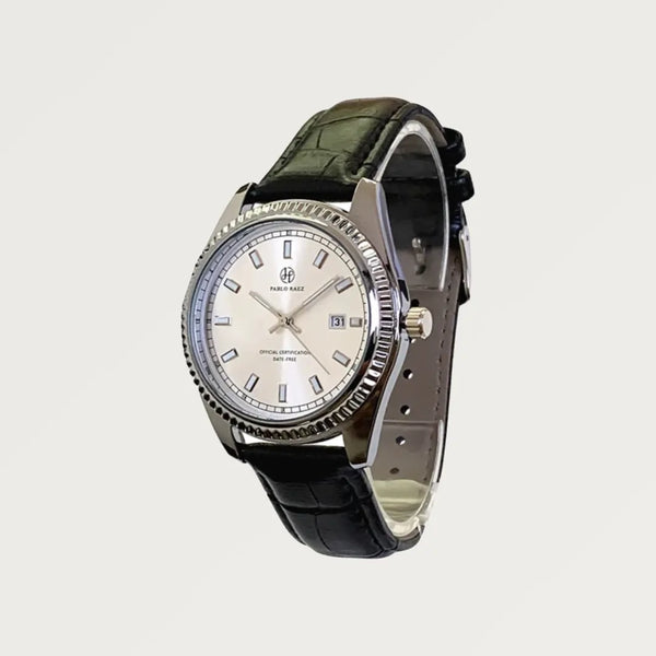 Relógio Masculino Branco Helios Raez